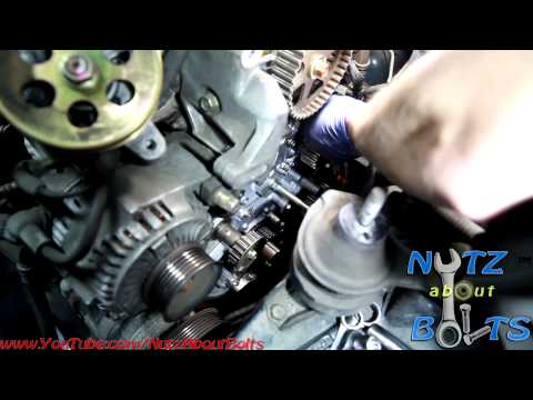 how to change timing belt honda vtec