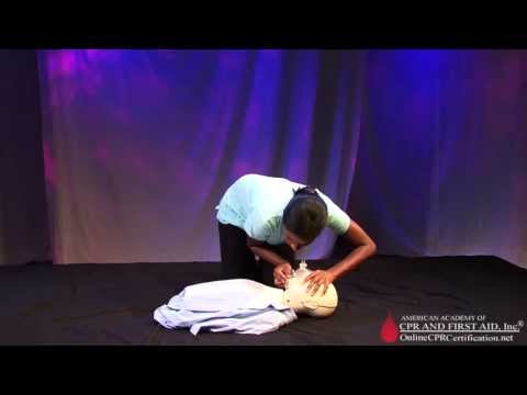 how to perform cpr on a child