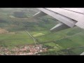 Thomsonfly B737-800 taxi and take off at Doncaster Airport