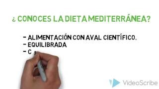 Dieta mediterránea la clave en alimentación!