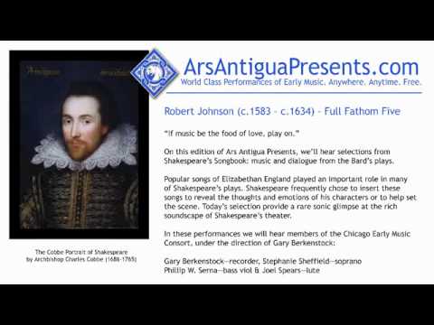 Robert Johnson (c.1583 -- c.1634) - Full Fathom Five