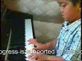 4 year old player, Brian plays Bach 4 year old player, Brian plays Bach