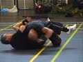 Israeli Krav Maga Inetrnational Seminar.May 2007, holand.Instructor: Haim Gidon, grand master of the israeli krav maga, exemplifying techniques.Combat, martial-arts, self-defense.