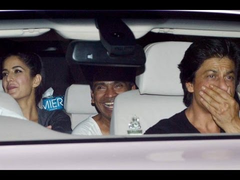 What were Shahrukh Khan and Katrina Kaif doing in the same car