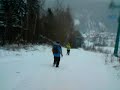 2008-02-18 Walking down on the snow mountain
