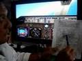 B747-400, PMDG SIMULATOR, Honolulu, DME ARC, ILS, 8L, Vid. #1