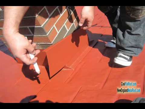 how to stop a roof leak around a chimney