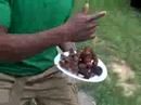 Cookout Man had the bigges plate