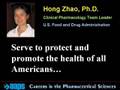 Government Careers in the Pharmacetical Sciences