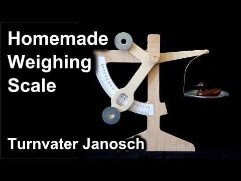 Homemade Weighing Scale - Letter scale
