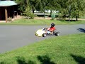 me rippin my briggs super stock 5hp karting race