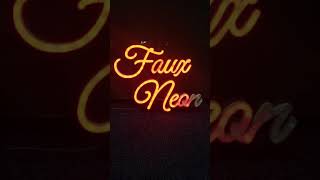 <h5>Faux Neon</h5><p>Faux Neon</p>