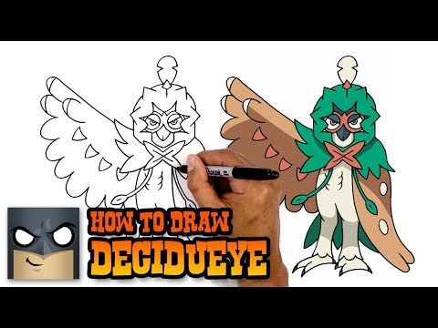 video-linktoworks-How to Draw Decidueye | Pokemon (Art Tutorial) - YouTube