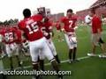 NCSU Wolfpack vs ECU Pirates post-game celebration