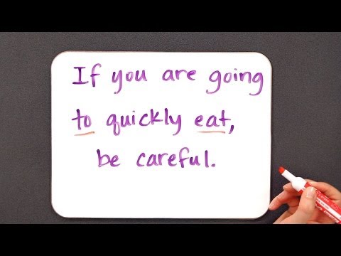 How to Avoid Split Infinitives | Grammar Lessons