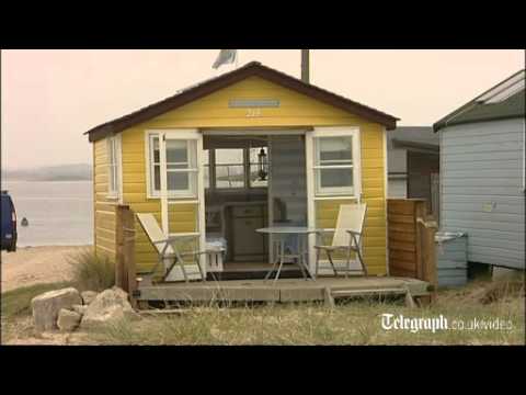 Dorset beach hut on sale for £126,000