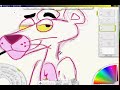 How to draw the Pink Panther