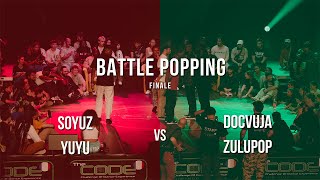 Soyuz & Youyou vs Docvuja & Zulu Pop – The CODE FRANCE 2023 BATTLE POPPING FINALE