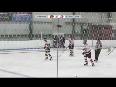 Battle on wall to free up puck leads to rebound goal!