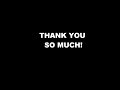 THANK YOU!