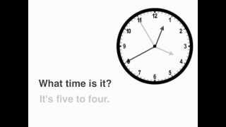 English Lessons: WHAT TIME IS IT? (telling The Time)