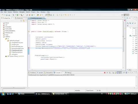 how to enable horizontal scrollbar in jtable