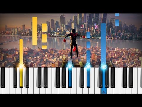 Post Malone, Swae Lee - Sunflower (Spider-Man: Into the Spider-Verse) - Piano Tutorial