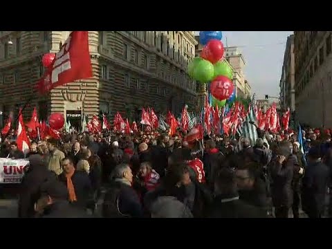 Italien: Hunderttausende fordern andere Wirtschaftspolitik