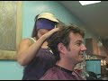 Blindfolded Hair Cut & Style Blindfolded Hair Cut & Style