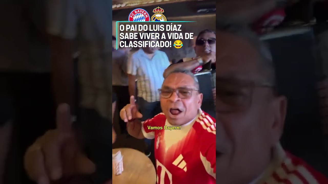 QUE PERSONAGEM É O PAI DO LUIS DÍAZ! 😅🔴 A comemoração foi boa! #shorts