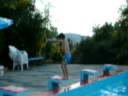 Jake backflip to the pool Jake backflip to the pool