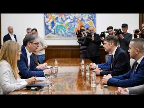 A VMSZ elnökét fogadta Aleksandar Vučić államfő-cover