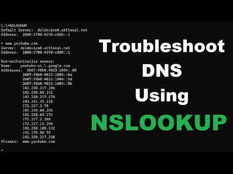 how to use nslookup to troubleshoot dns
