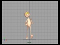 Super Squashy Stretchy 3D Moom animated walk cycle