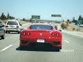 Ferrari 360 Modena on the Freeway Ferrari 360 Modena on the Freeway