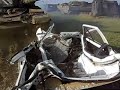 Tank Crushes car 19 - the aftermath Tank Crushes car 19 - the aftermath