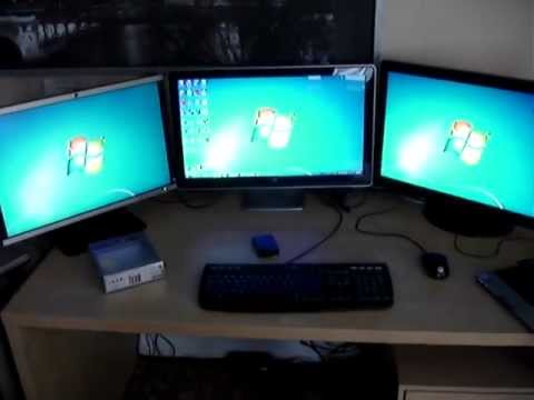 single monitor - How I setup 3 monitors on a single video card using the Kensington Universal Multi-Display Adapter.