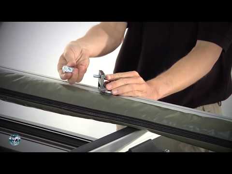 how to fit awning rail