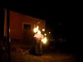 Backyard Fire Juggling!