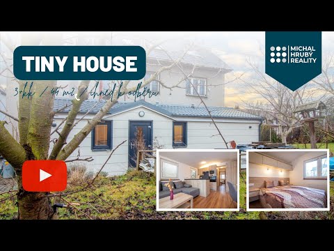 Video TINY HOUSE - vybavený moderní mobilní dům 3+kk 44 m2