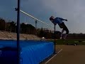 Salto de altura a c�mara lenta