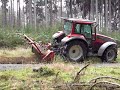 Valtra T170 mit Ahwi Forstmulcher