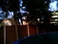 videos de back garden bordem part #2 charlie doin flip of trampoline:)