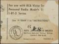 RCA BCS-4 1-BT-3 RCA BCS-4 1-BT-3