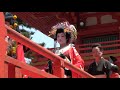 5月3日の赤間神宮での1番花魁の参拝です。動画だと説明があるので良いですね。