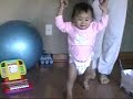 Eva learning to walk, part 1, Jan07