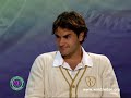 Federer Interview Wimbledon 2008 after Final