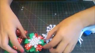 How to make a flower hair clip