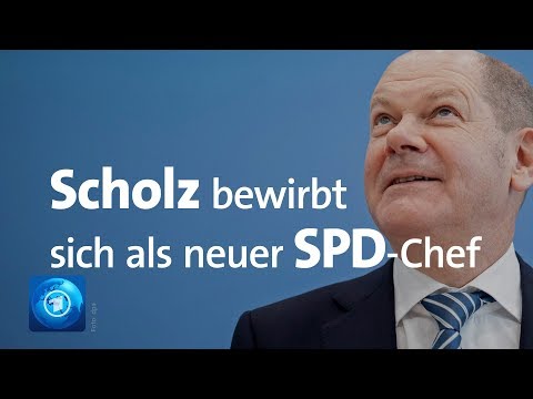 Scholz: Bewerbung um SPD-Vorsitz - fnf Zweierteams u ...