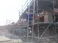 me jumping off the scaffolding